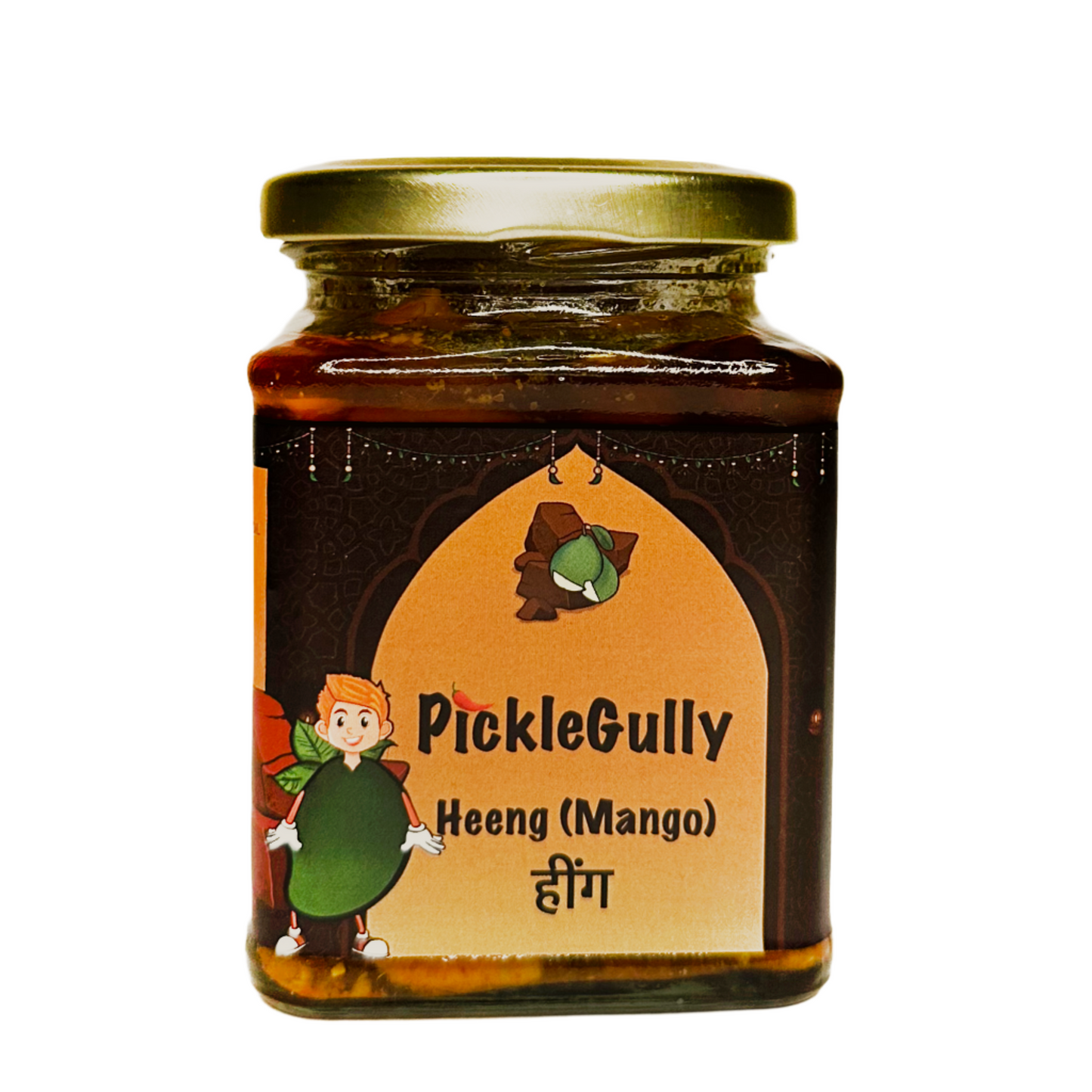 Heeng Pickle (Asafoetida Pickle) - Mango Base without seed and rind - बिना गुठली और छिलका! 250 gm