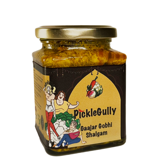Gajar Gobhi Shalgam Mix Pickle - No Added Sugar or Jaggery - 250 gm