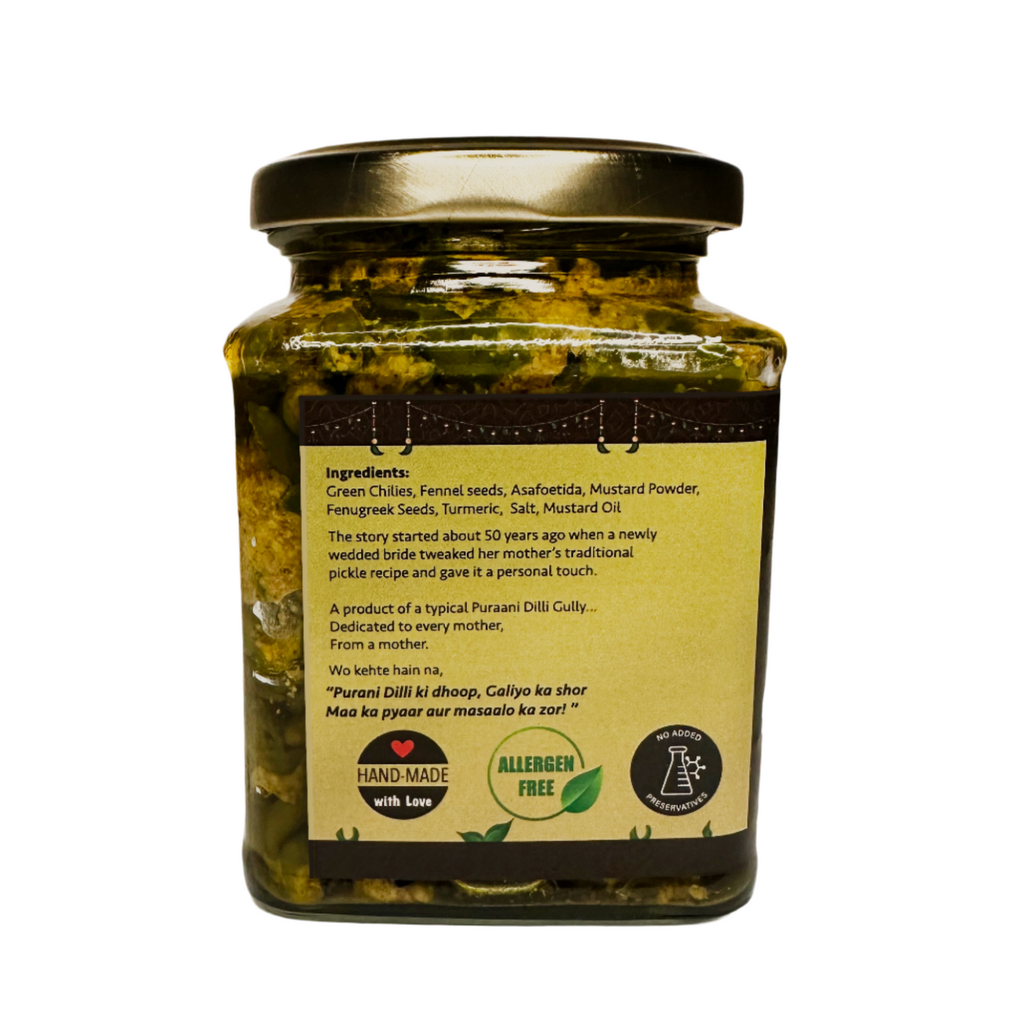 Teekhi Mirchi - Fiery Green Chilies - 250 gm